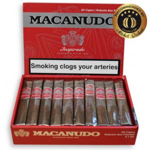 Macanudo Inspirado Red Robusto Cigar - Box of 20